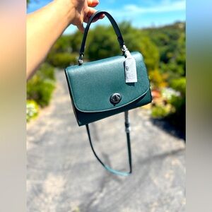 Coach Teal Satchel Bag